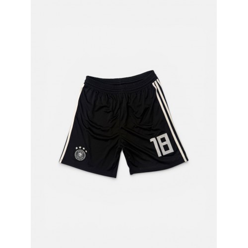 Adidas Γερμανία Ποδοσφαιρικό Σορτς Μαύρο #18
